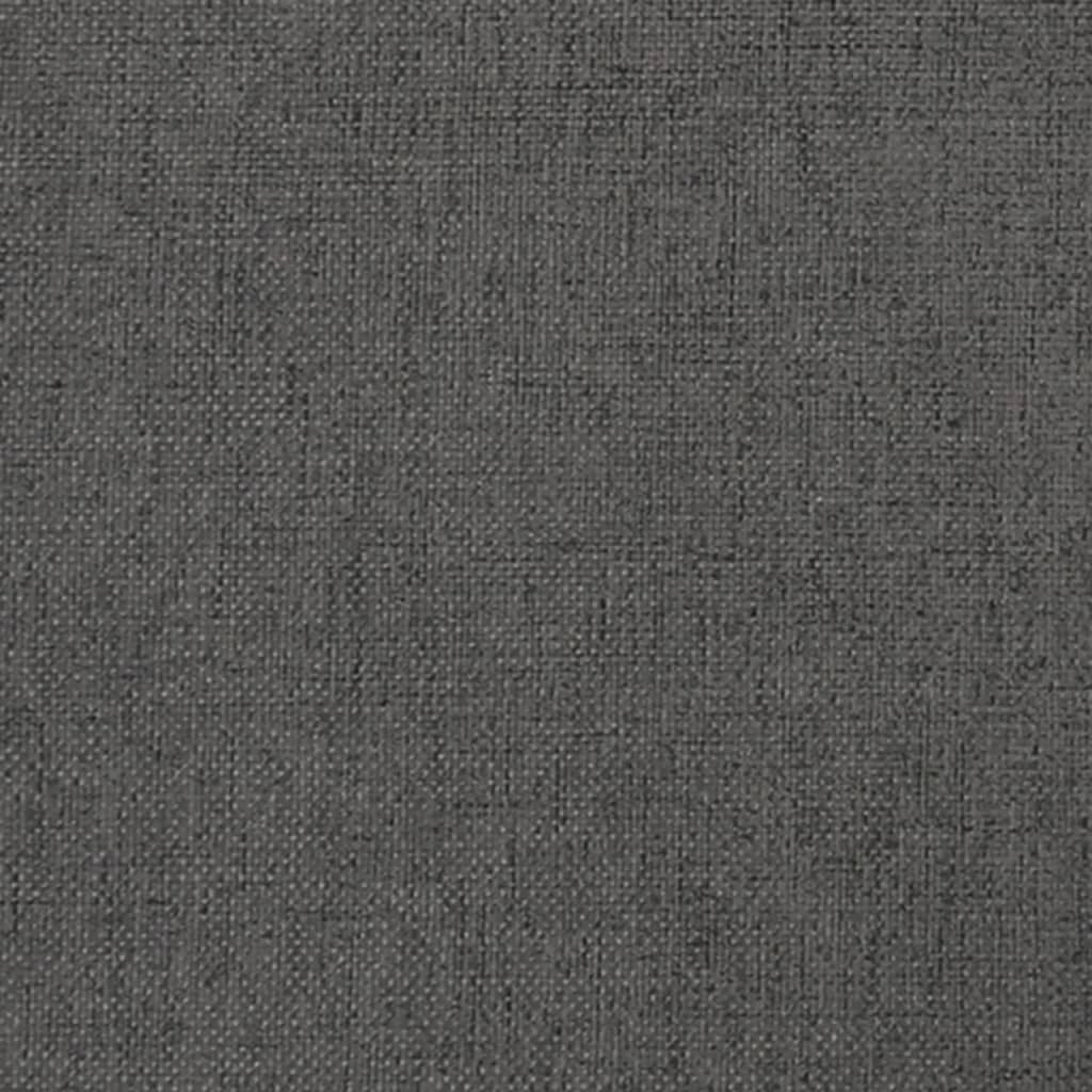 Bäddsoffa 2-sits med två kuddar mörkgrå tyg