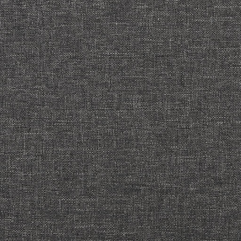 Bäddsoffa 2-sits mörkgrå tyg