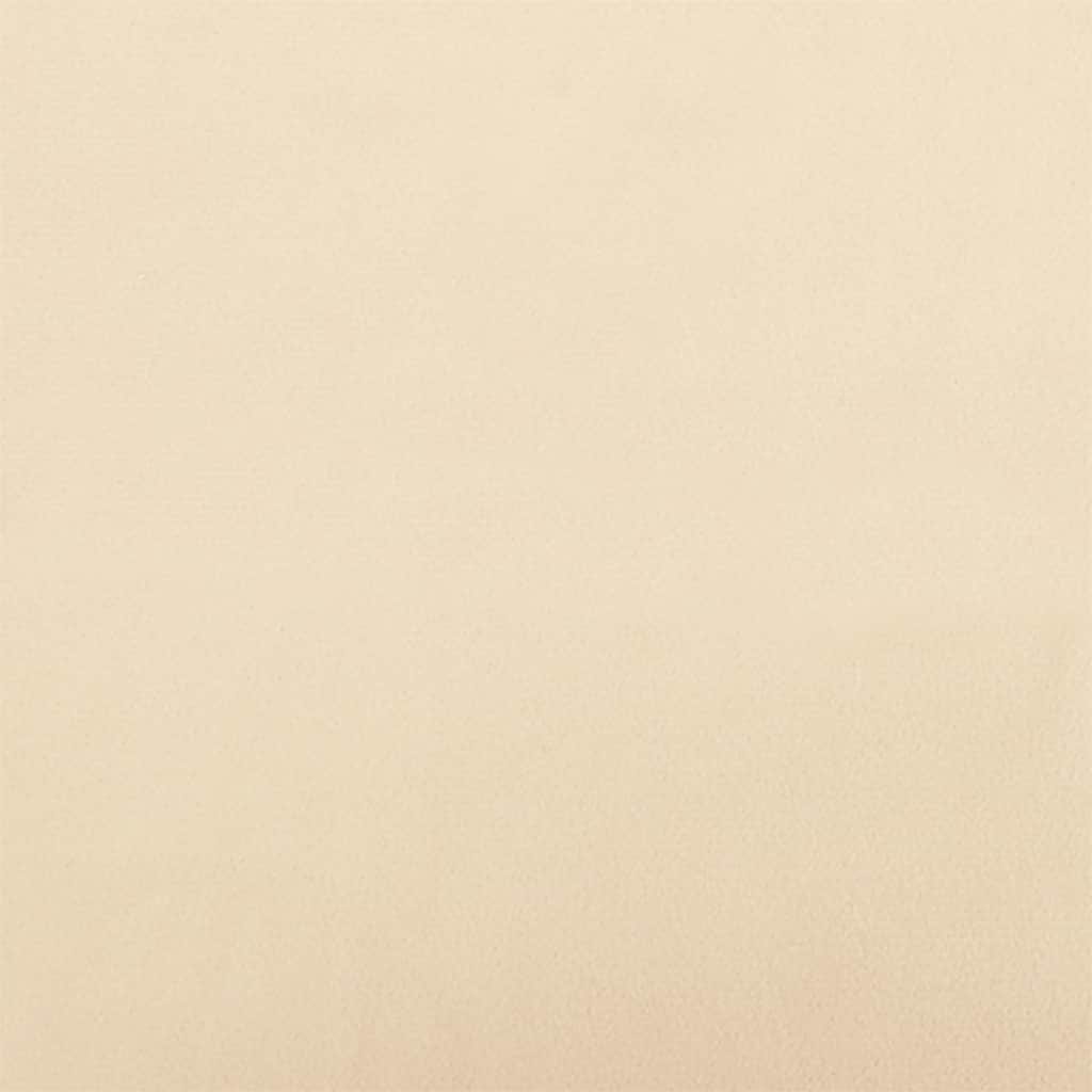 Bäddsoffa 2-sits gräddvit sammet