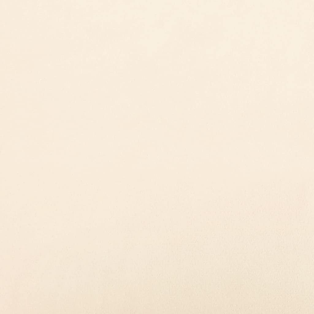 Bäddsoffa 2-sits gräddvit sammet