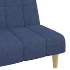 Bäddsoffa 2-sits blå tyg