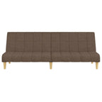 Bäddsoffa 2-sits taupe tyg