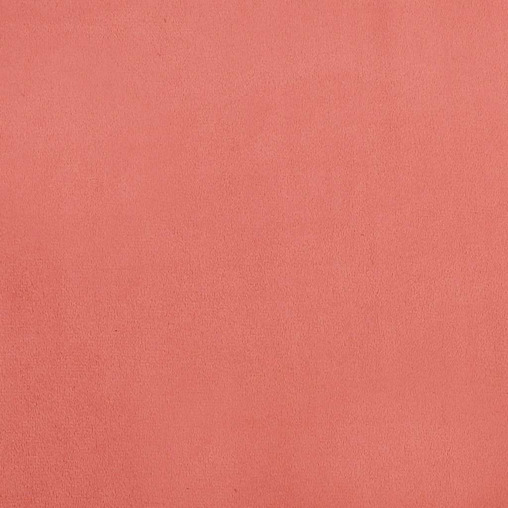 Bäddsoffa 2-sits rosa sammet