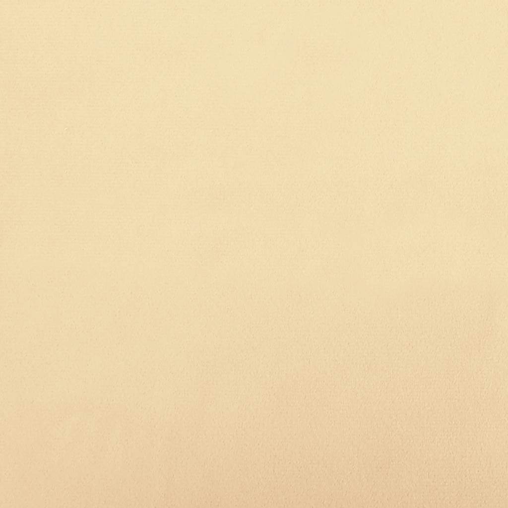 Bäddsoffa 2-sits gräddvit sammet