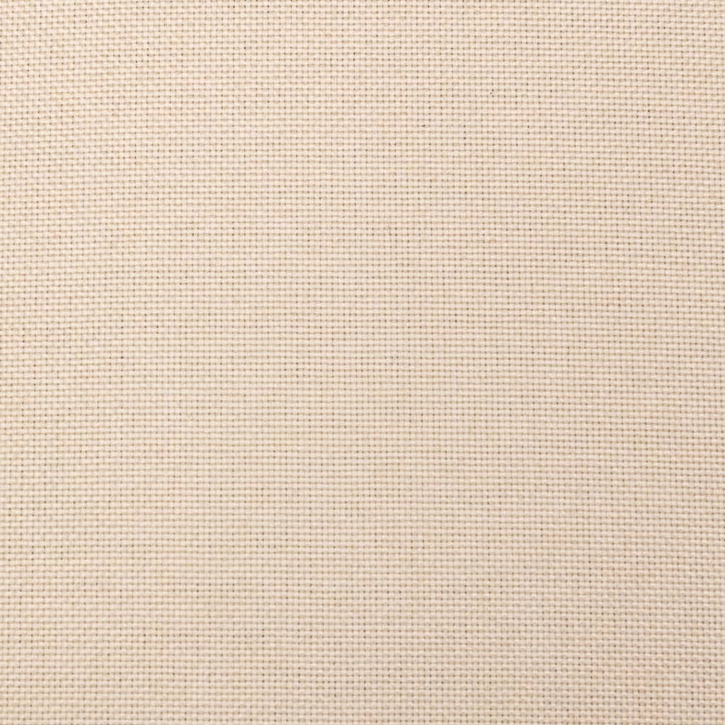 Bäddsoffa 2-sits med två kuddar gräddvit tyg