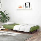 Bäddsoffa 2-sits ljusgrön sammet