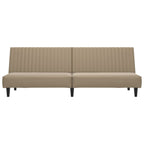 Bäddsoffa 2-sits cappuccino konstläder
