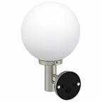 Elvario - Utomhus vägglampor 2 pcs Silver 28 x 25 x 38 cm Rostfritt stål