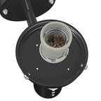 Nerulis - Utomhus vägglampa Svart 28 x 25 x 38 cm Rostfritt stål