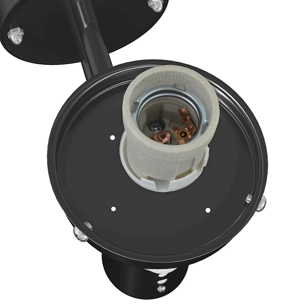 Delvino - Utomhus vägglampor 2 pcs Svart 28 x 25 x 38 cm Rostfritt stål