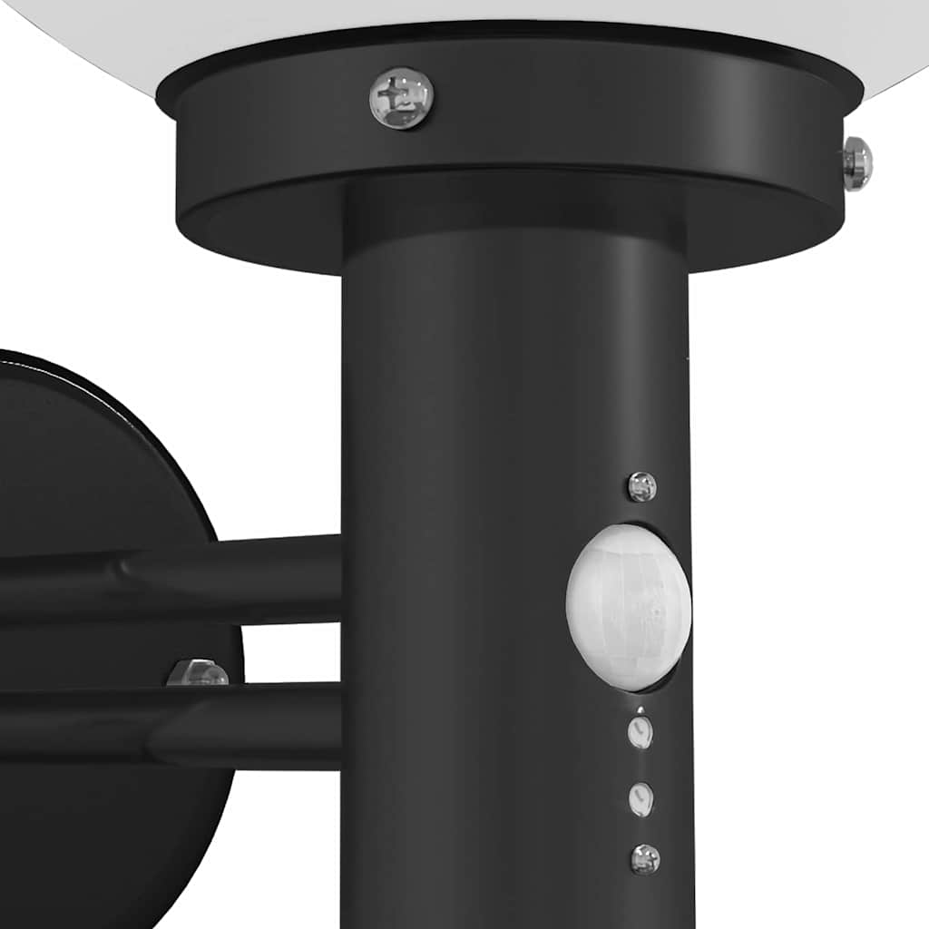 Delvino - Utomhus vägglampor 2 pcs Svart 28 x 25 x 38 cm Rostfritt stål