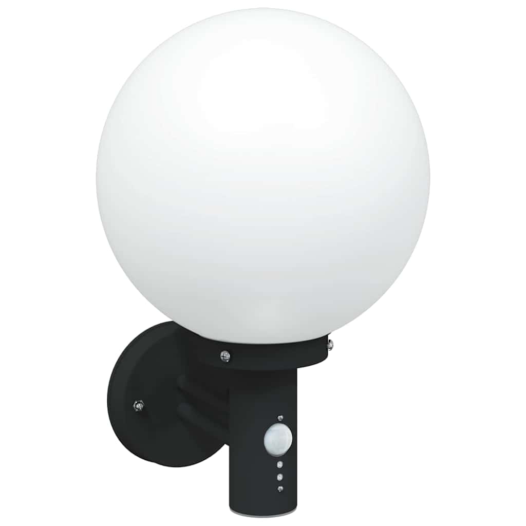 Delvino - Utomhus vägglampor 2 pcs Svart 28 x 25 x 38 cm Rostfritt stål