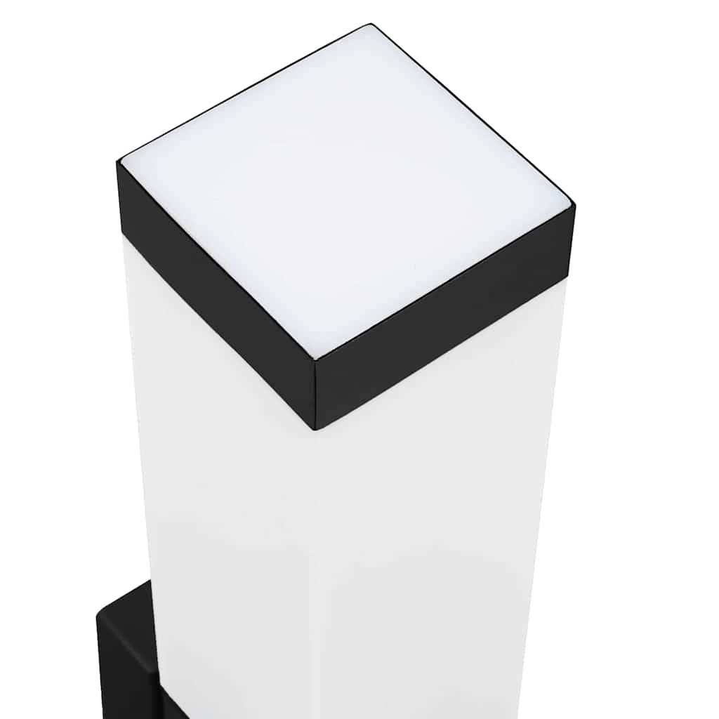 Solvano - Utomhus vägglampor 2 pcs Svart 10.5 x 6 x 35 cm Rostfritt stål