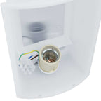 Zernelle - Utomhusvägglampa Silver 23.5 x 10.5 x 26 cm Rostfritt stål