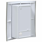 Zernelle - Utomhusvägglampa Silver 23.5 x 10.5 x 26 cm Rostfritt stål