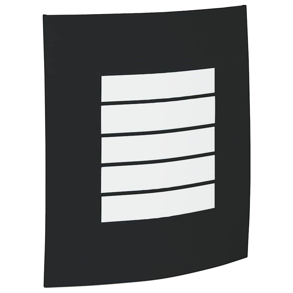 Melvento - Utomhusvägglampa Svart 23.5 x 10.5 x 26 cm Rostfritt stål