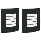 Morvella - Utomhus vägglampor 2 pcs Svart 23.5 x 10.5 x 26 cm