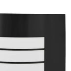 Ventelle - Utomhusvägglampa Svart 23.5 x 10.5 x 26 cm Rostfritt stål