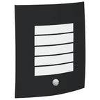 Ventelle - Utomhusvägglampa Svart 23.5 x 10.5 x 26 cm Rostfritt stål