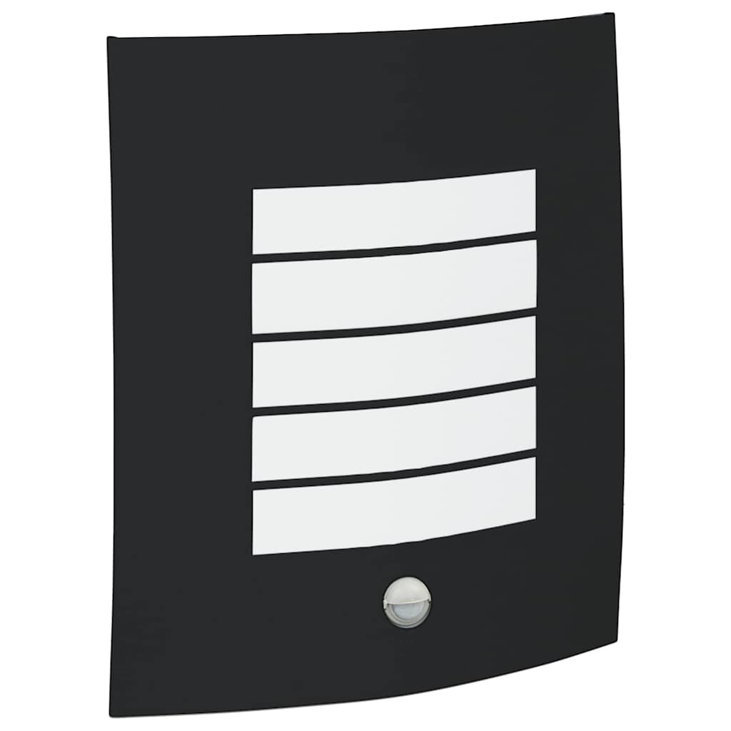 Ventelle - Utomhusvägglampa Svart 23.5 x 10.5 x 26 cm Rostfritt stål