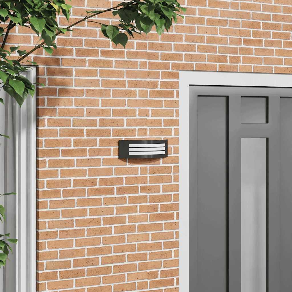 Torvella - Utomhus vägglampa Svart 32 x 10 x 10 cm Rostfritt stål