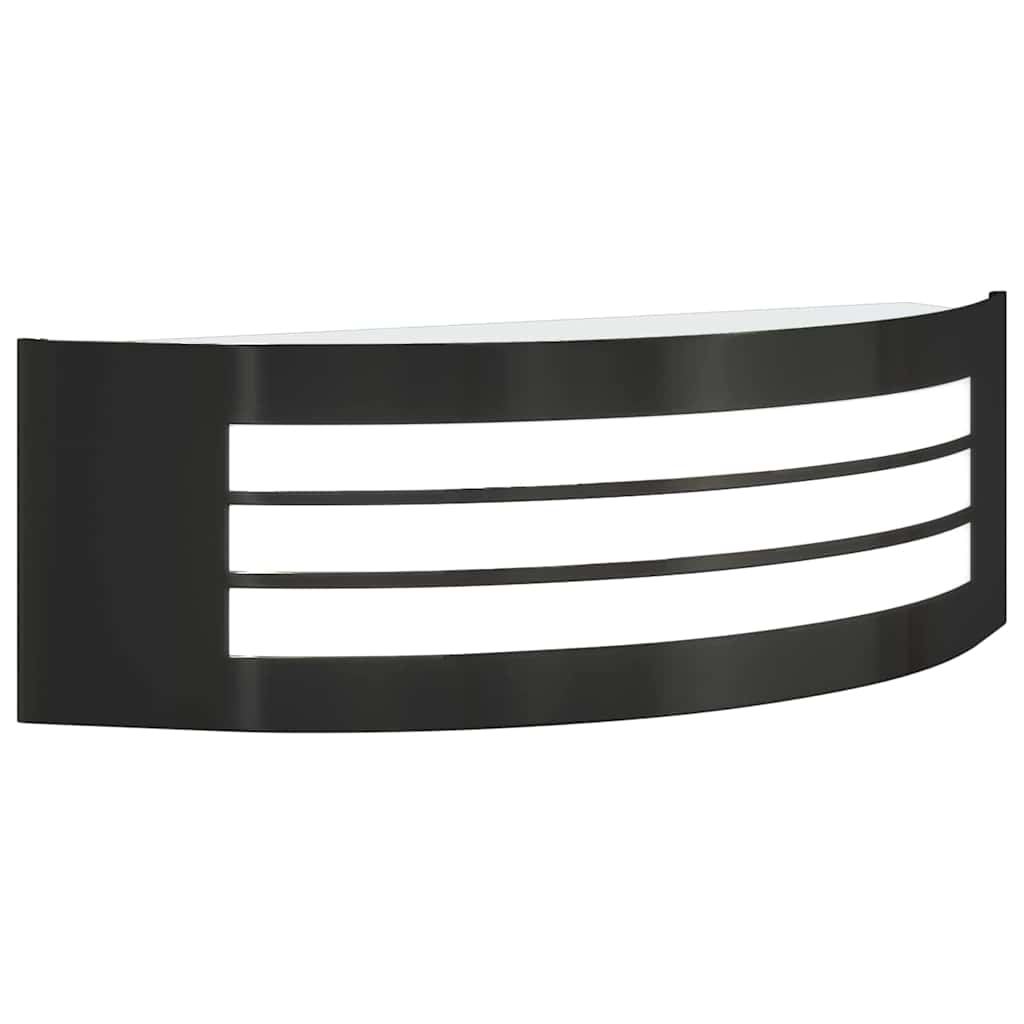 Torvella - Utomhus vägglampa Svart 32 x 10 x 10 cm Rostfritt stål