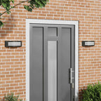 Candelis - Utomhus vägglampor 2 pcs Svart 32 x 10 x 10 cm Rostfritt stål