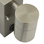 Kelvessa - Utomhus vägglampa Silver 6.5 x 10.5 x 16 cm Rostfritt stål