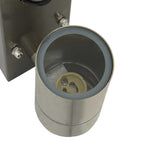 Kelvessa - Utomhus vägglampa Silver 6.5 x 10.5 x 16 cm Rostfritt stål