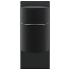 Lunvessa - Utomhus vägglampor 2 pcs Svart 6.5 x 10.5 x 16 cm