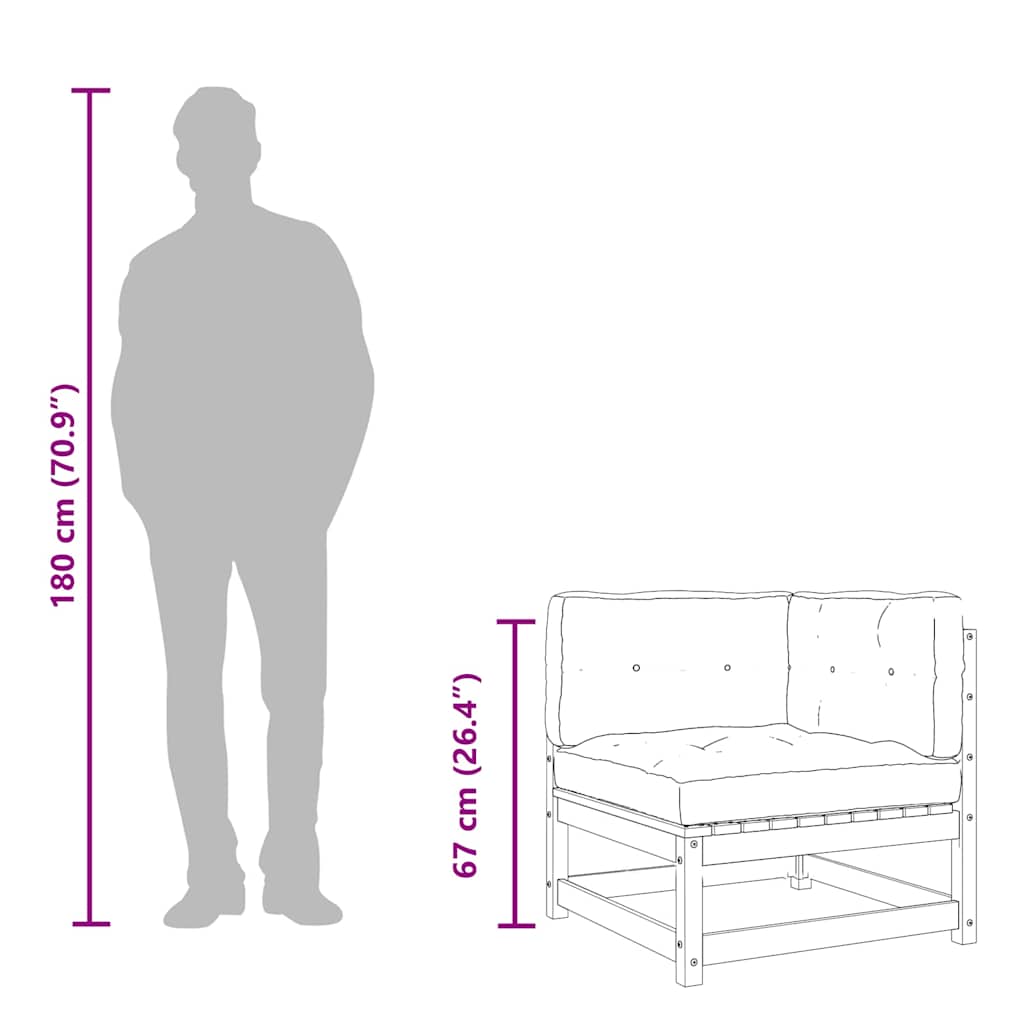 3-sitssoffa mörkgrå 210 cm tyg