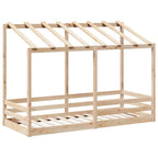 Barnsäng med tak 75x190 cm massiv furu