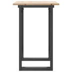 Taverno - Matbord O-ram 80x50x75 cm massiv furu och stål