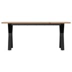 Rovelo - Soffbord Y-ram 110x40x45 cm massiv furu och stål