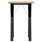 Cenlira - Matbord Y-ram 50x50x75 cm massiv furu och stål