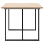 Velaris - Matbord O-ram 180x90x75,5 cm massiv furu och stål