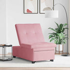 Bäddsoffa Rosa 67 x 194 x 38 cm Sammet