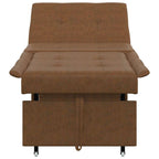 Bäddsoffa Brun 67 x 194 x 38 cm Faux mockaläder