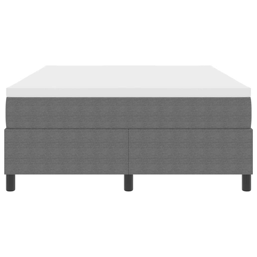 Bäddfjäder Ljusgrå och vit. 203 x 140 x 60 cm Mockatyg