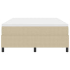 Bäddfjäder Ljusgrå och vit. 203 x 140 x 60 cm Mockatyg