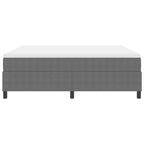 Bäddfjäder Ljusgrå och vit. 203 x 180 x 60 cm Mockatyg