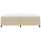 Bäddfjäder Ljusgrå och vit. 203 x 200 x 60 cm Mockatyg