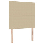 Bäddfjäder Ljusgrå och vit. 203 x 120 x 128 cm Mockatyg