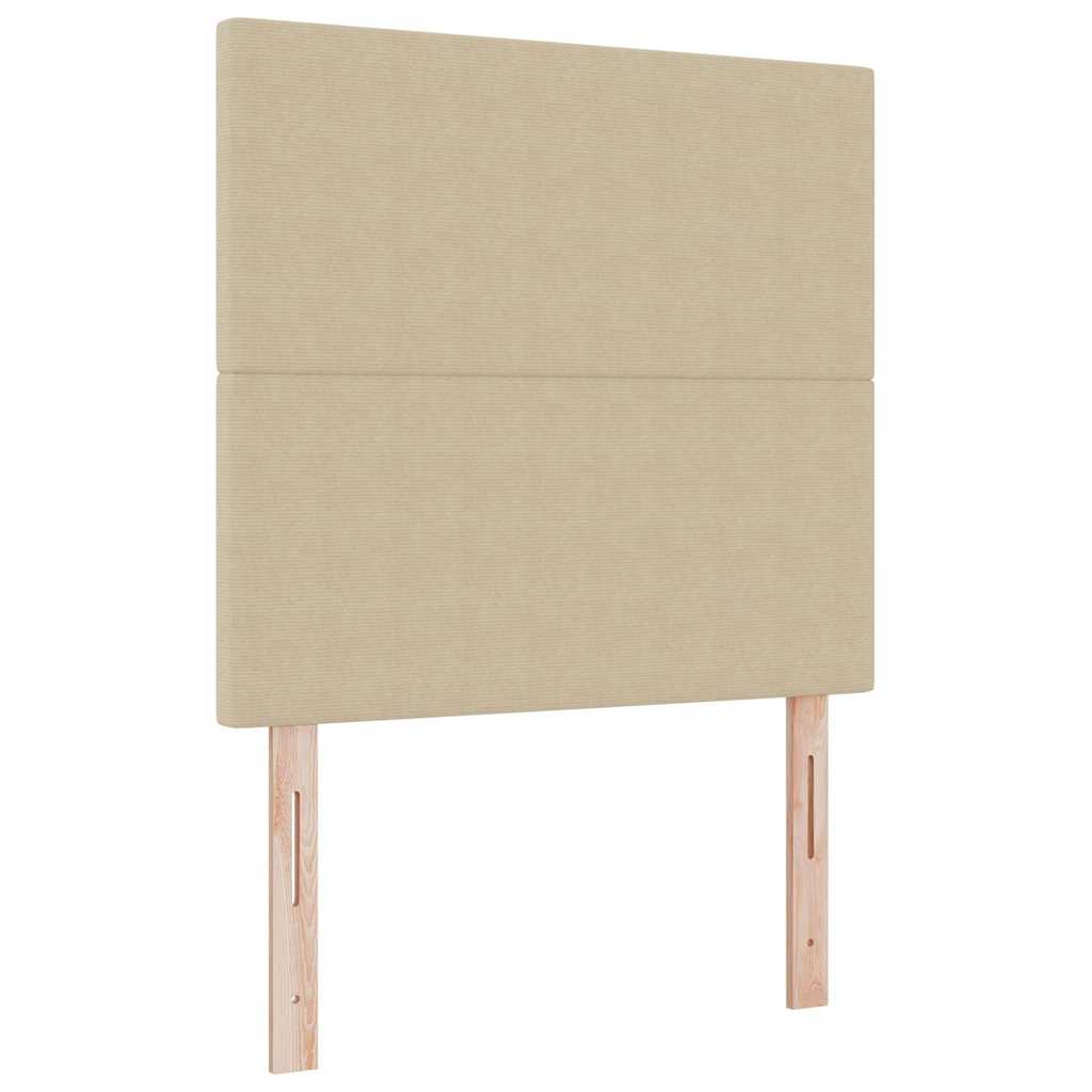 Bäddfjäder Ljusgrå och vit. 203 x 120 x 128 cm Mockatyg