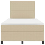 Bäddfjäder Ljusgrå och vit. 203 x 120 x 128 cm Mockatyg