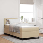 Bäddfjäder Ljusgrå och vit. 203 x 80 x 88 cm Mockatyg