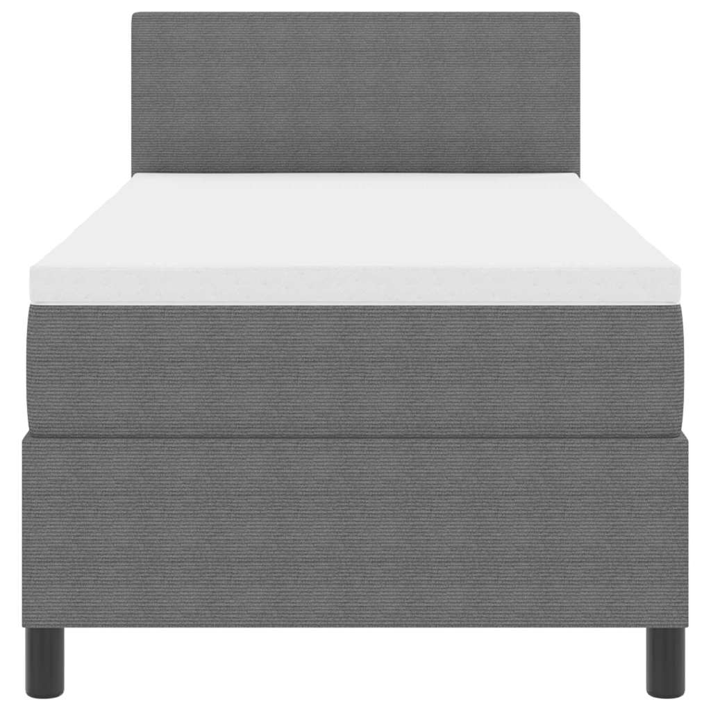 Bäddfjäder Ljusgrå och vit. 193 x 90 x 88 cm Mockatyg