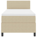 Bäddfjäder Ljusgrå och vit. 203 x 100 x 88 cm Mockatyg