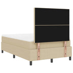 Bäddfjäder Ljusgrå och vit. 203 x 120 x 128 cm Mockatyg