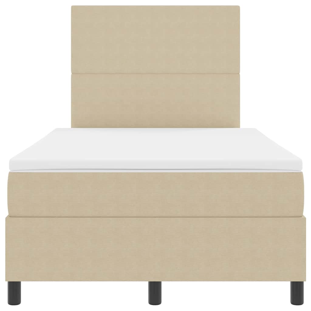 Bäddfjäder Ljusgrå och vit. 203 x 120 x 128 cm Mockatyg